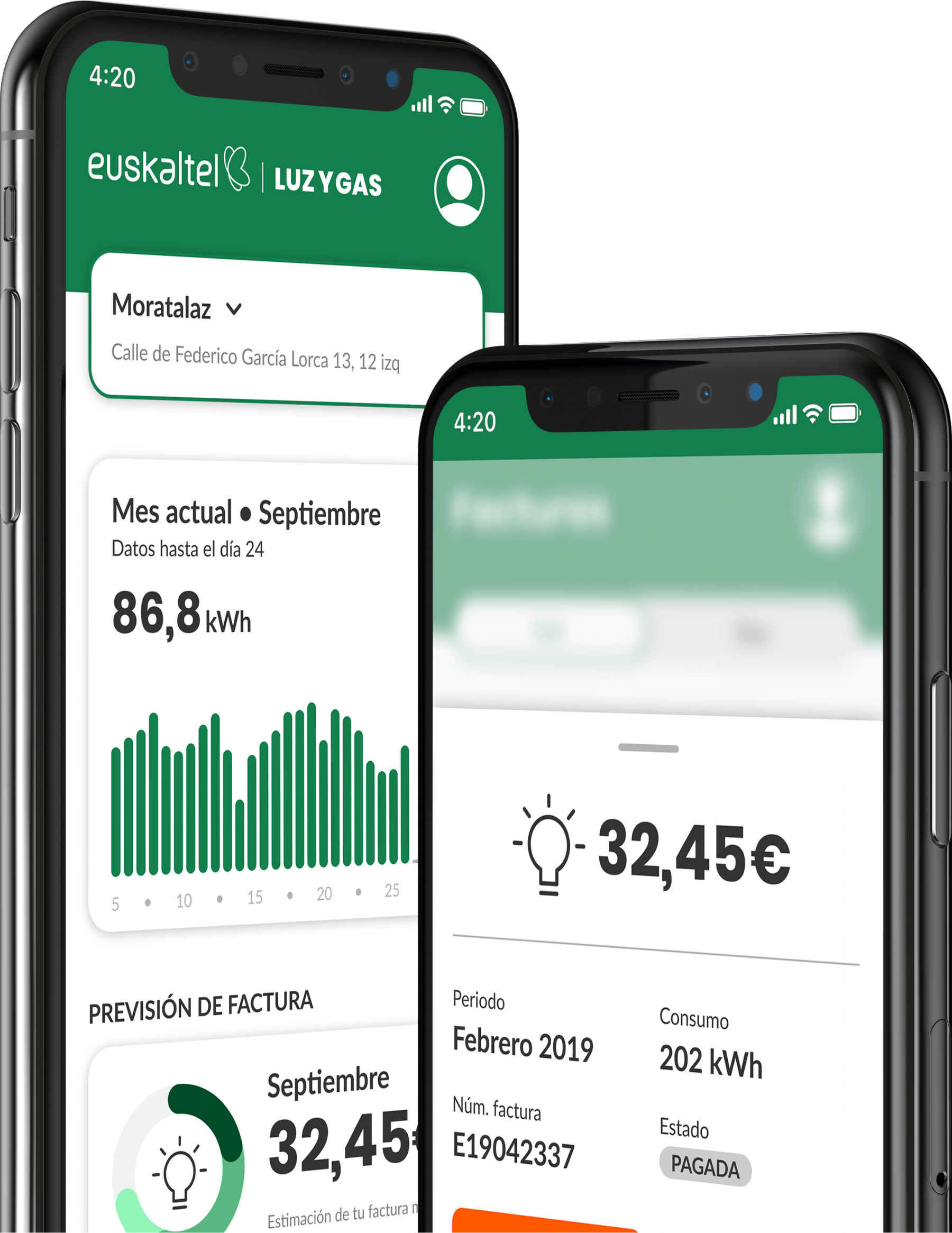 App Euskaltel | Euskaltel LUZ y GAS