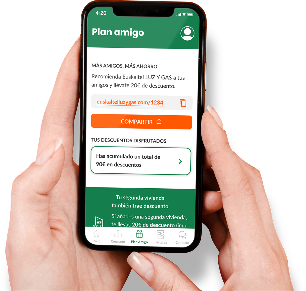 Euskaltel - Gonbidatu zure lagunak gure aplikaziotik